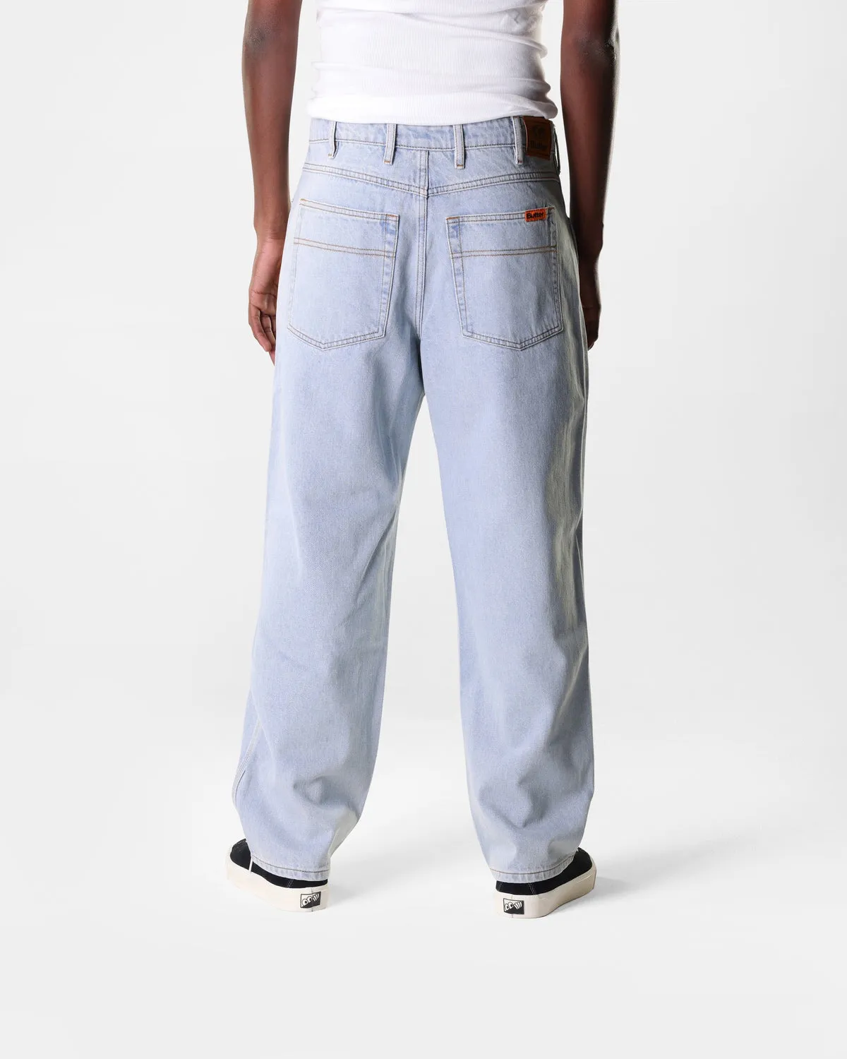 Relaxed Denim Jeans, Light Blue  